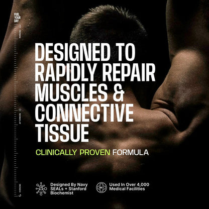 Frog Fuel Power Protein Collagen Protein Shot for Muscle Recovery 24 1oz PACKETS